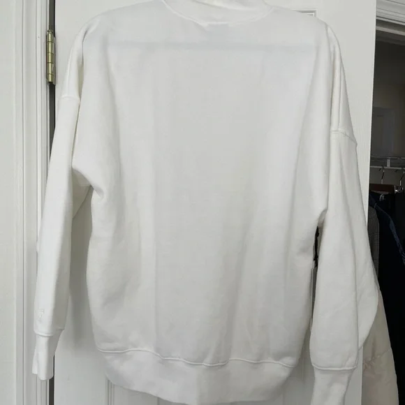 Aritzia Cozy Fleece Boyfriend Mock Sweatshirt NWT - Picture 7 of 9